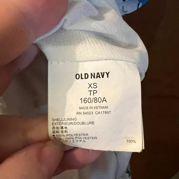 🐻Size XS - Old Navy - Lovely Blue and White Sleeveless Maxi Dress - Picture 2 of 5